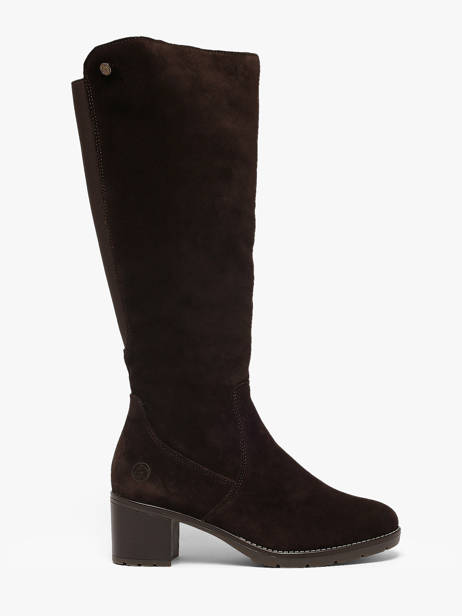 Bottes à Talon En Cuir Remonte Marron women 25