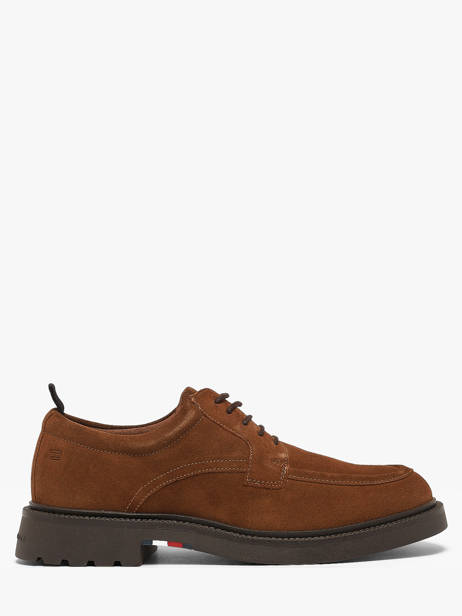 Derby Shoes In Leather Tommy hilfiger Brown men 5980GVQ