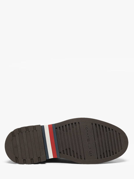 Derby Shoes In Leather Tommy hilfiger Brown men 5980GVQ other view 4