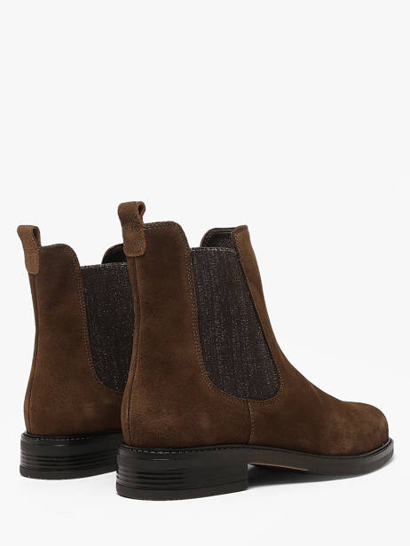 Chelsea Boots En Cuir We do Marron women CO90087 vue secondaire 2
