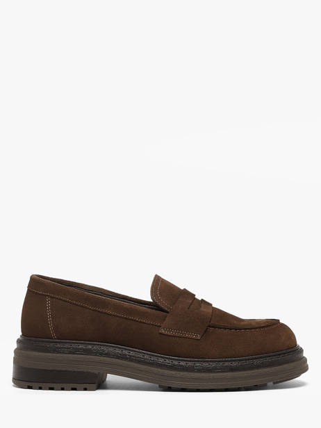 Moccasins In Leather We do Brown women CO11412