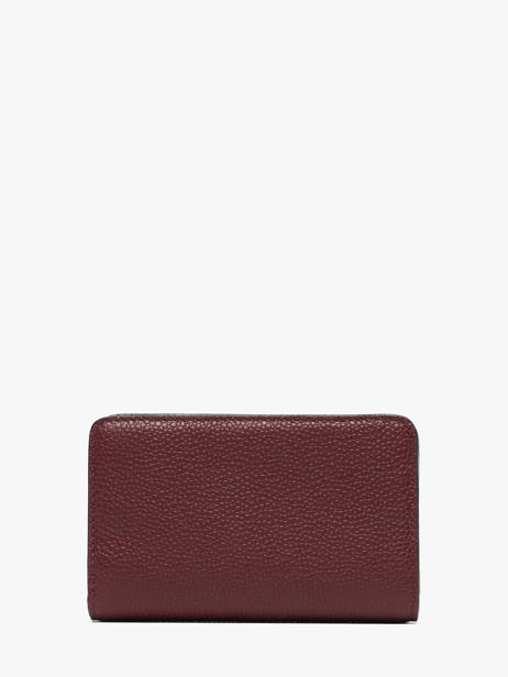 Compact Leather Ninon Zip Wallet Lancel Violet ninon A11123 other view 2