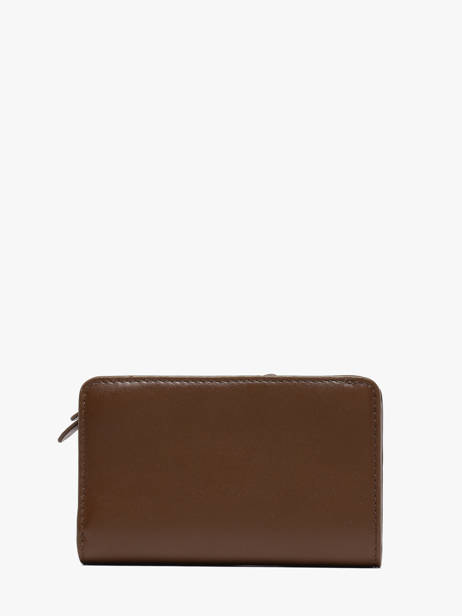 Leather Origami Wallet Lancel Brown origami A13423 other view 2