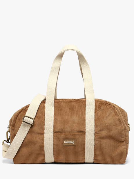 Sac Porté épaule Velours Velours Côtelé Hindbag Marron velours V