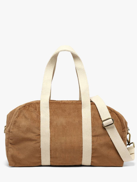 Sac Porté épaule Velours Velours Côtelé Hindbag Marron velours V vue secondaire 3