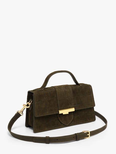 Crossbody Bag Suede Exo Lancaster Green suede exo 63 other view 1