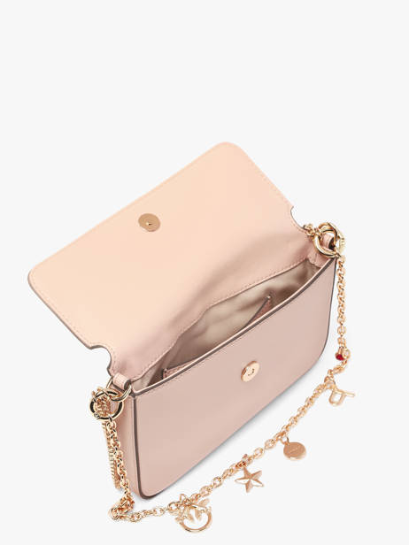 Sac Téléphone Love Bag Charms Cuir Pinko Rose love bag icon 7028A0QO vue secondaire 3