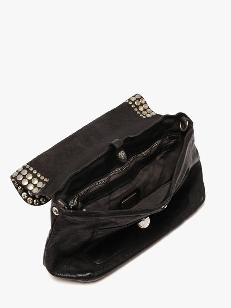 Sac Bandoulière Orchidea Cuir Campomaggi Noir orchidea 25890ND vue secondaire 3
