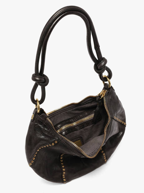 Sac Porté épaule Kura Cuir Campomaggi Noir kura 45570ND vue secondaire 3