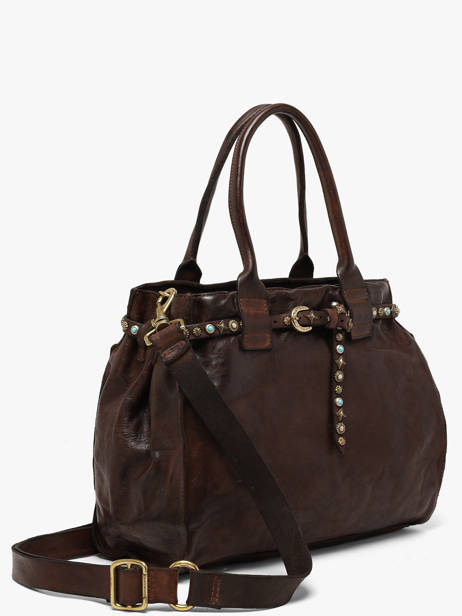 Sac à Main Poppi Cuir Campomaggi Marron poppi 41020ND vue secondaire 1