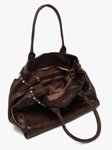 Sac à Main Poppi Cuir Campomaggi Marron poppi 41020ND vue secondaire 3