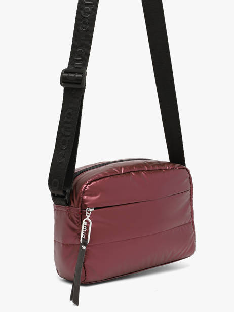 Shoulder Bag Cumulus Recycled Nylon Aube Red cumulus 101CS01 other view 1