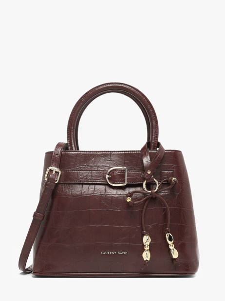 Sac à Main Lauren Effet Croco Laurent david Rouge ld bags 119