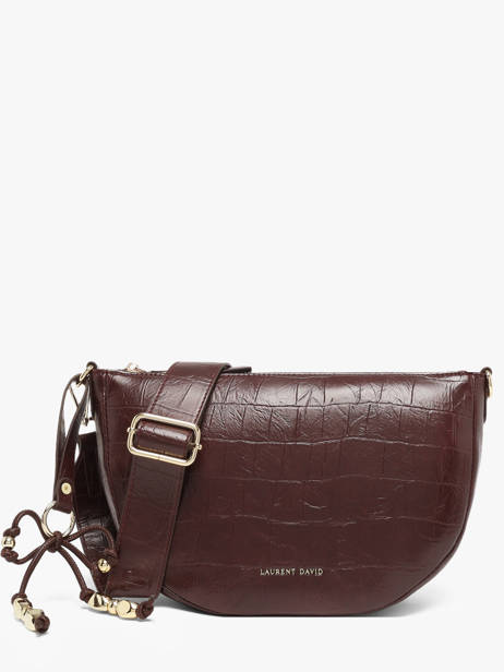 Sac Bandoulière Lauren Effect Croco Laurent david Rouge ld bags 709