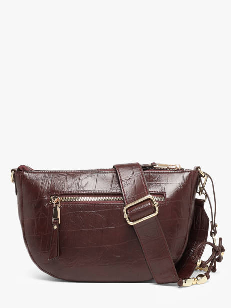 Sac Bandoulière Lauren Effect Croco Laurent david Rouge ld bags 709 vue secondaire 4
