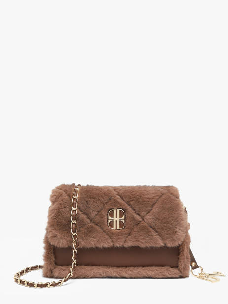 Sac Bandoulière Polly Chaîne Laurent david Marron ld bags 89