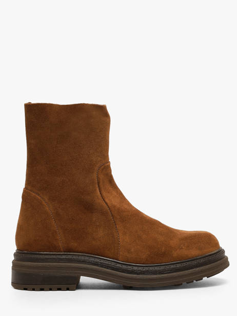 Boots In Leather Aliwell Brown women A222083