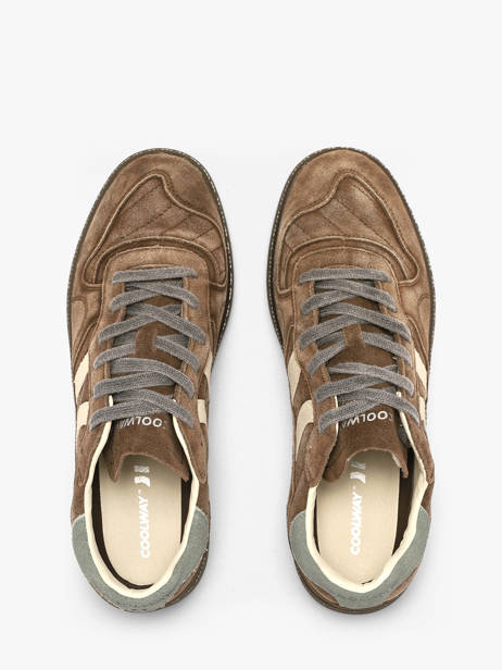 Sneakers In Leather Coolway Brown men 8633811 other view 3
