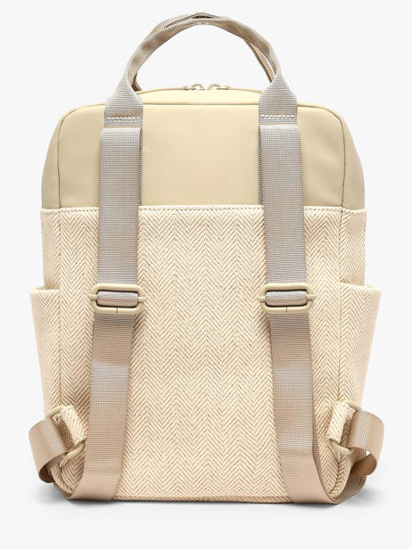 1 Compartment Backpack Bergen Small Ibiza Kapten and son Beige ibiza IB other view 3