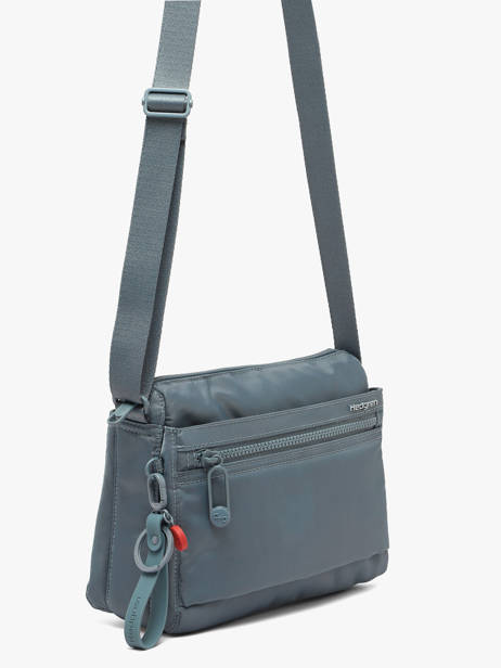 Shoulder Bag Eye Recycled Polyester Hedgren Blue inner city upgrade HIC176 other view 2