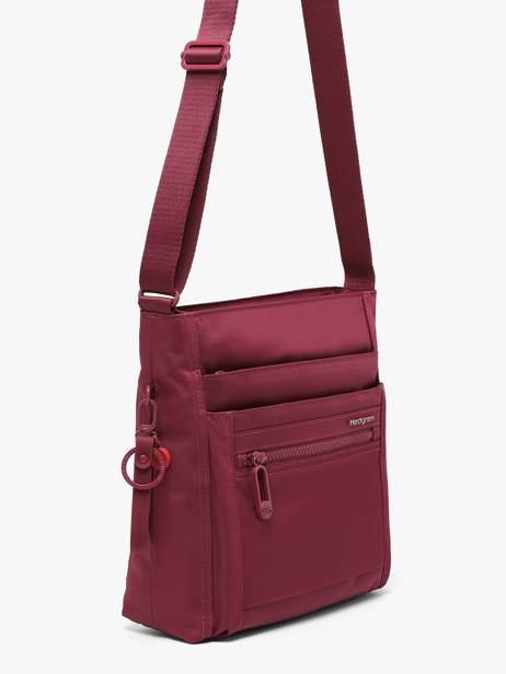 Shoulder Bag Orva In Recycled Polyester Hedgren Red inner city upgrade HIC370 other view 2