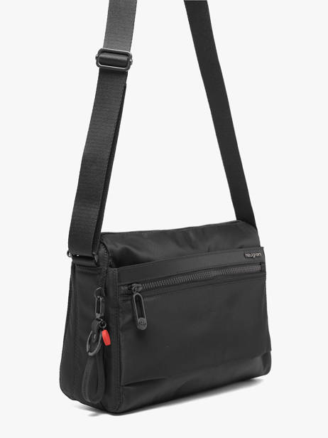 Medium Eye Crossbody Bag In Recycled Polyester Hedgren Black inner city upgrade HIC176M other view 2