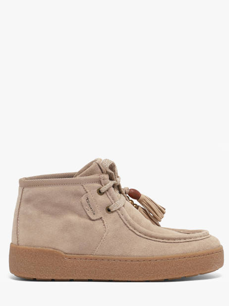 Boots In Leather Tamaris Beige women 47