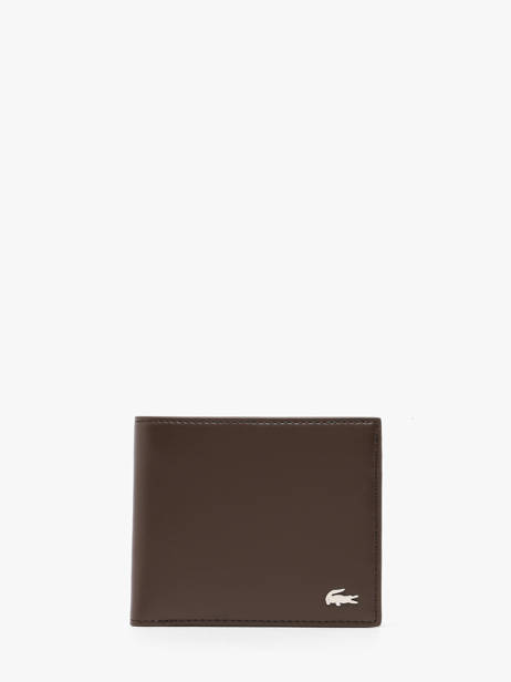 Portefeuille Fg Cuir Lacoste Marron fg NH1112FG