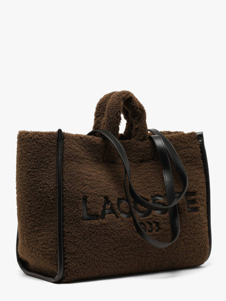 Sac Porté épaule Heritage Lacoste Marron heritage NF5117HX vue secondaire 2