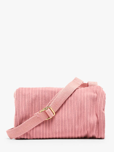 Kids' Crossbody Bag Flower Corduroy Le voyage en panier Pink kids AHP350 other view 4