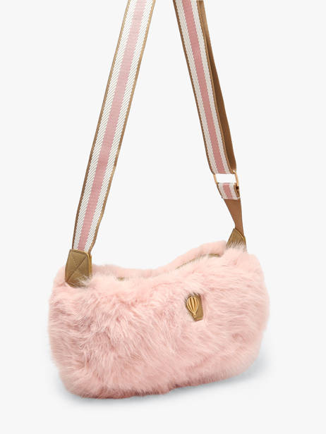 Kids' Shoulder Bag Doudou Le voyage en panier Pink doudou AHP359 other view 2
