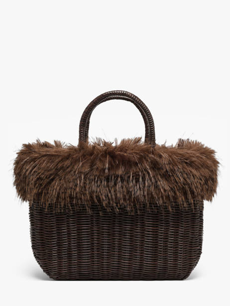 Large Doudou Basket Bag Partridge Effect Le voyage en panier Brown doudou L other view 4