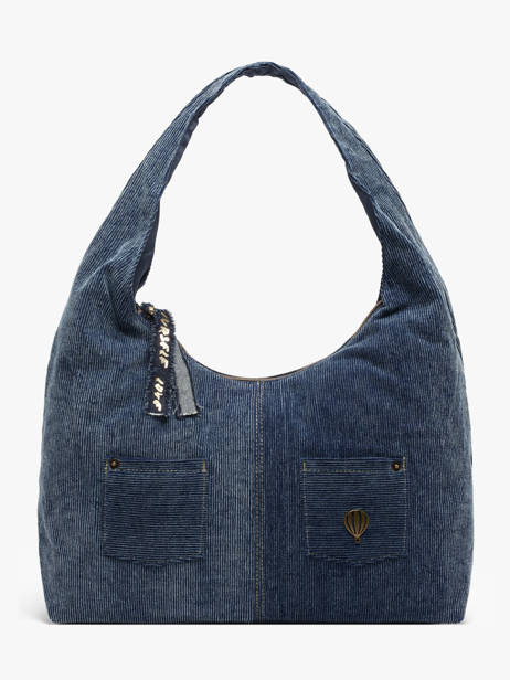 Shoulder Bag Denim Le voyage en panier Blue denim AHP340