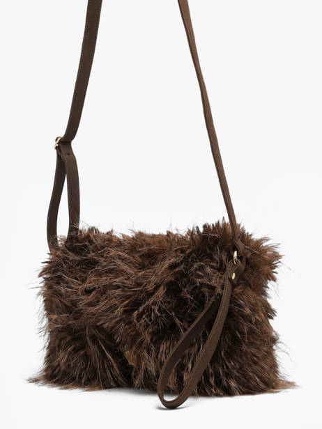Shoulder Bag Doudou Le voyage en panier Brown doudou AHP319 other view 2