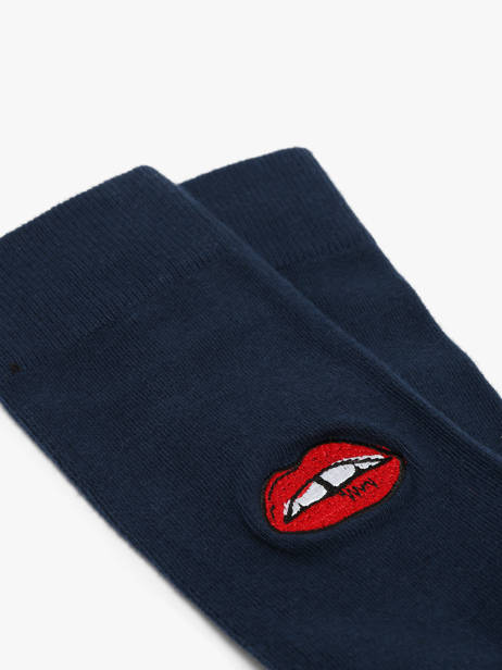 Chaussettes Belips Besocks Bleu socks women E vue secondaire 1