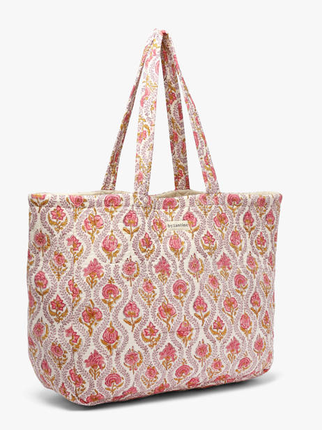 A4 Size Shoulder Bag Cabas Cotton Byzantine Multicolor cabas EPH other view 2