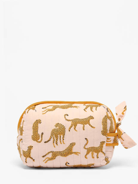 Petite Trousse De Toilette Fauve Coton Byzantine Multicolore accessoires FAU vue secondaire 2