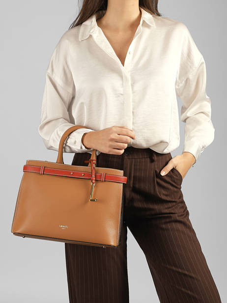 Satchel Faubourg Leather Lancel Brown faubourg A13548 other view 1