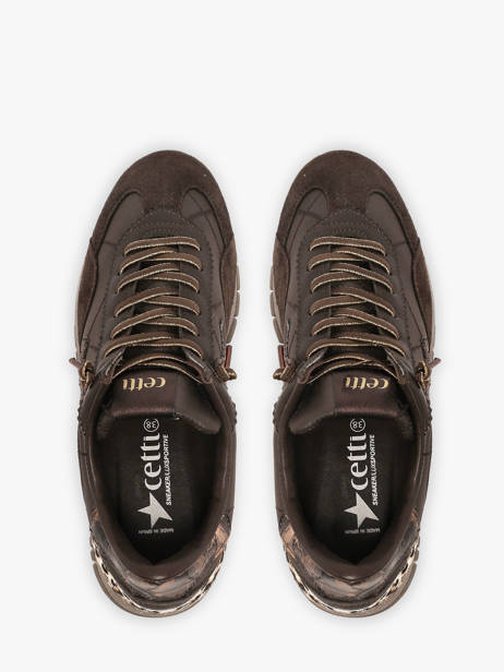 Sneakers Plateforme Cetti Marron women 1259SRAX vue secondaire 3