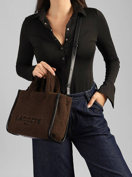 Satchel Heritage Lacoste Brown heritage NF5116HX other view 1