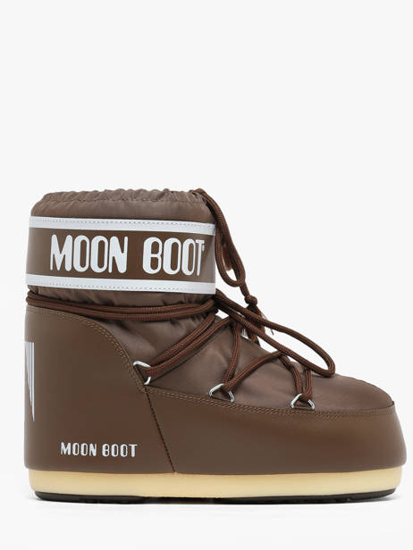 Boots Icon Low Nylon Moon boot Brown women D1409340