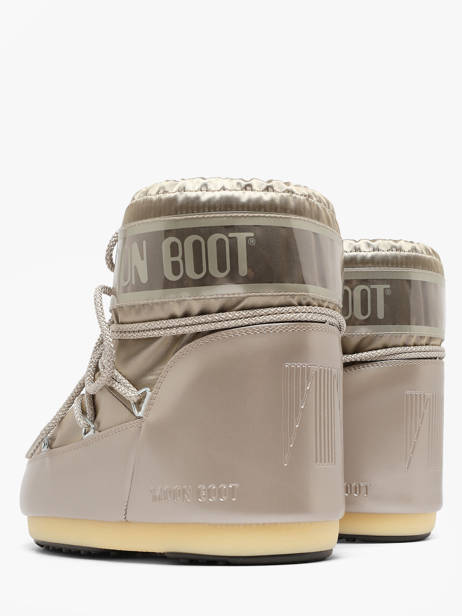 Bottes Icon Low Glance Moon boot Argent women D1409350 vue secondaire 2