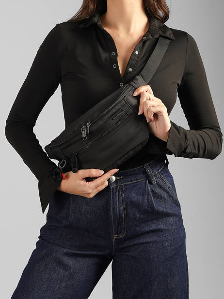 Belt Bag Ziva In Recycled Polyester Hedgren Black inner city upgrade HIC435 other view 1