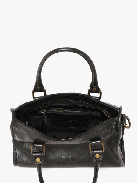 Sac Bandoulière Cow Shiny Cuir Basilic pepper Noir cow shiny BCOS72 vue secondaire 3