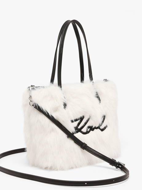 Sac Porté épaule K Signature Karl lagerfeld Blanc k signature B4W50019 vue secondaire 1