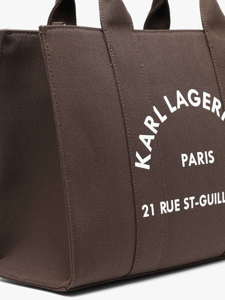 Sac Porté Main Rsg Coton Karl lagerfeld Marron rsg A1W50010 vue secondaire 2