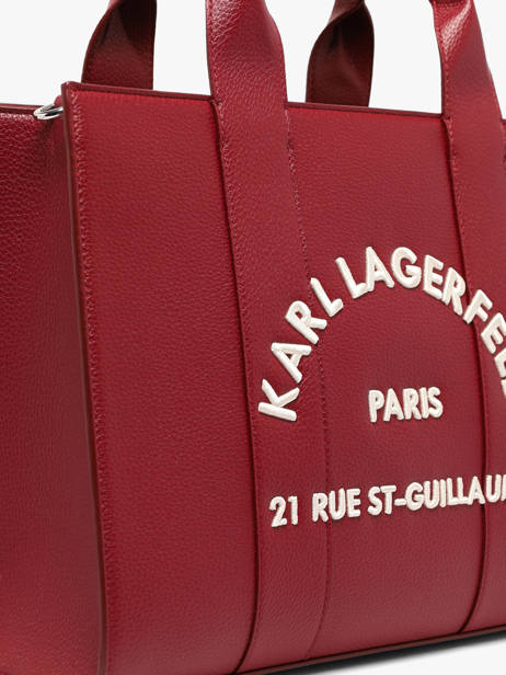 Sac Porté Main Rsg Karl lagerfeld Rouge rsg B1W30041 vue secondaire 2