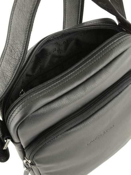 Crossbody Bag Lancaster Black soft vintage homme 320-12 other view 6