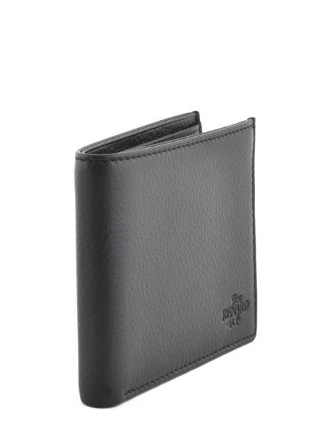 Wallet Leather Yves renard Black foulonne 2375 other view 1