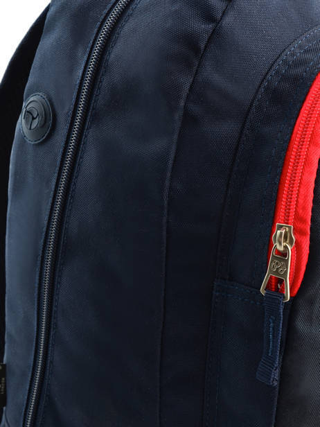 Backpack 1 Compartment Pepe jeans Blue mangrove 64223 other view 1